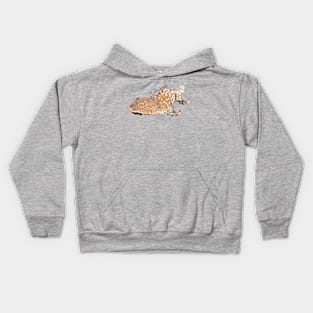 Tokay gecko with scientific name Kids Hoodie